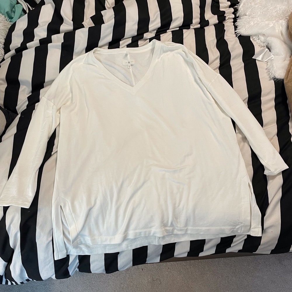 Luxurious off-white tunic